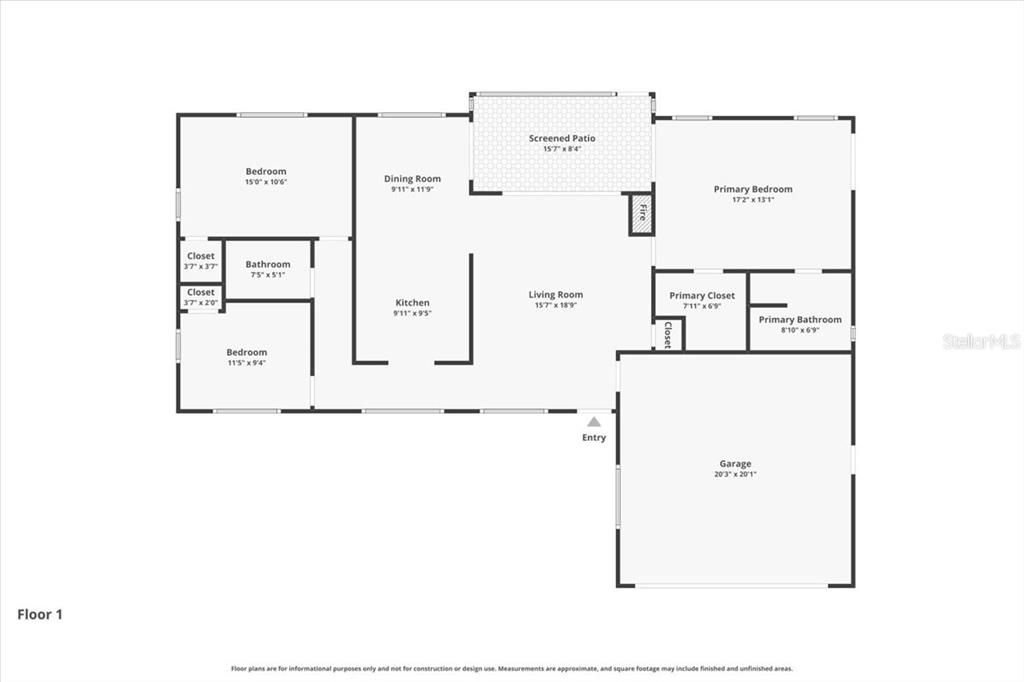 For Sale: $335,000 (3 beds, 2 baths, 1343 Square Feet)
