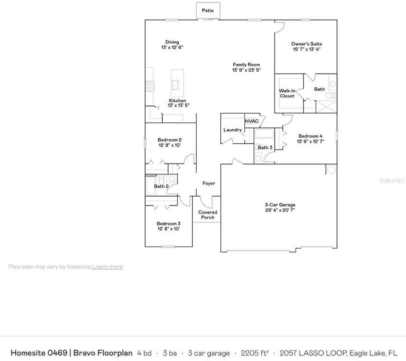For Rent: $2,275 (4 beds, 3 baths, 2205 Square Feet)