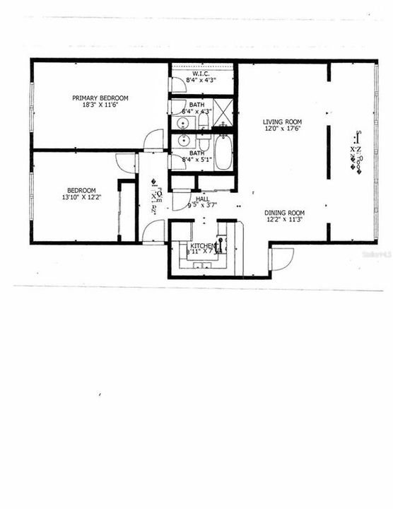 На продажу: $92,500 (2 спален, 2 ванн, 1035 Квадратных фут)
