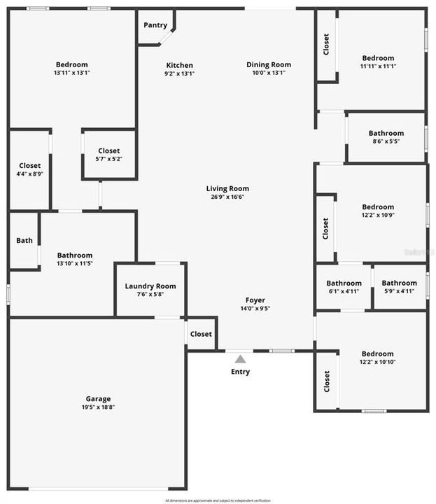 На продажу: $309,900 (4 спален, 3 ванн, 1865 Квадратных фут)