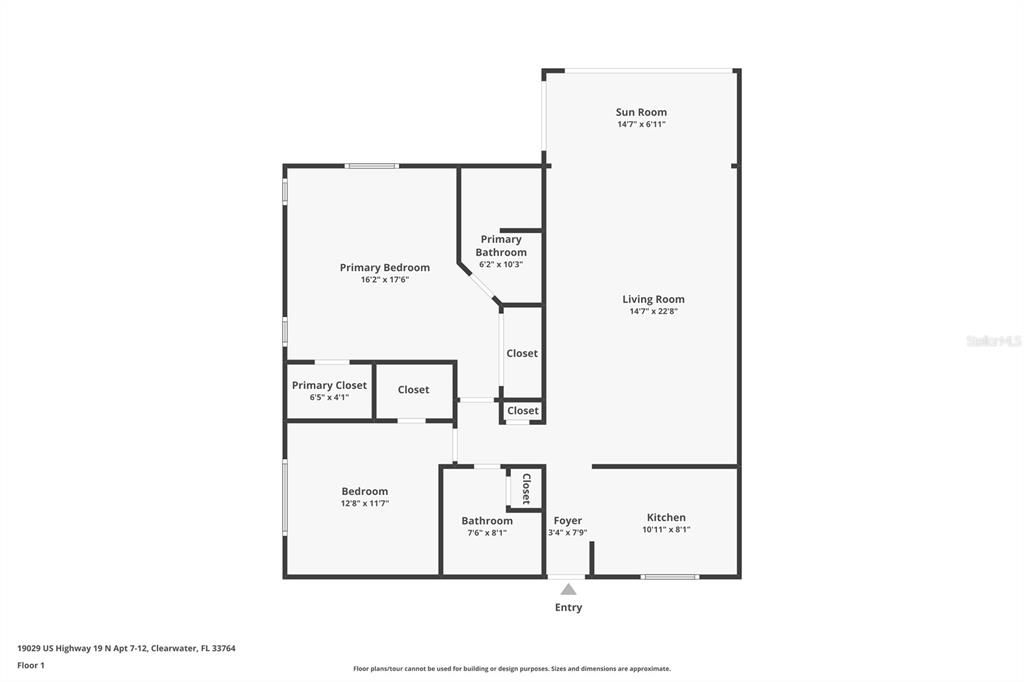 For Sale: $250,000 (2 beds, 2 baths, 1060 Square Feet)