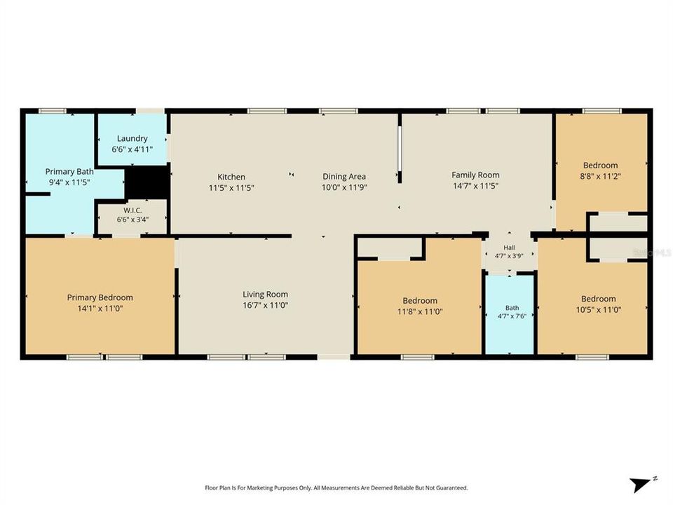 For Sale: $225,000 (4 beds, 2 baths, 1440 Square Feet)