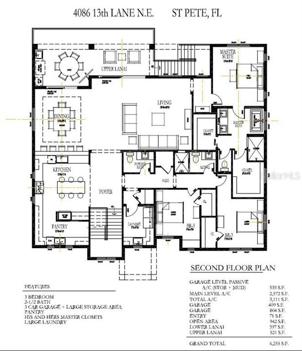 For Sale: $2,649,000 (3 beds, 2 baths, 3087 Square Feet)