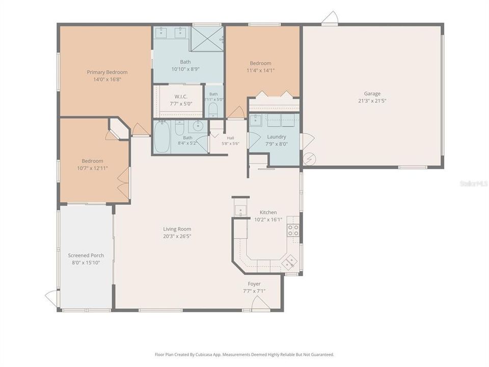 For Sale: $450,000 (3 beds, 2 baths, 1567 Square Feet)