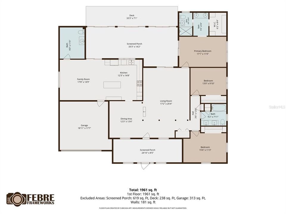 For Sale: $465,000 (3 beds, 2 baths, 2009 Square Feet)