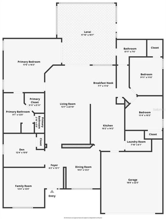 For Sale: $385,000 (3 beds, 2 baths, 2016 Square Feet)