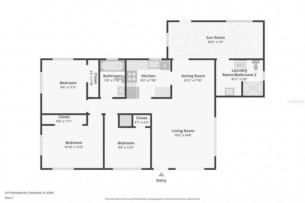 En Venta: $325,000 (3 camas, 2 baños, 1144 Pies cuadrados)