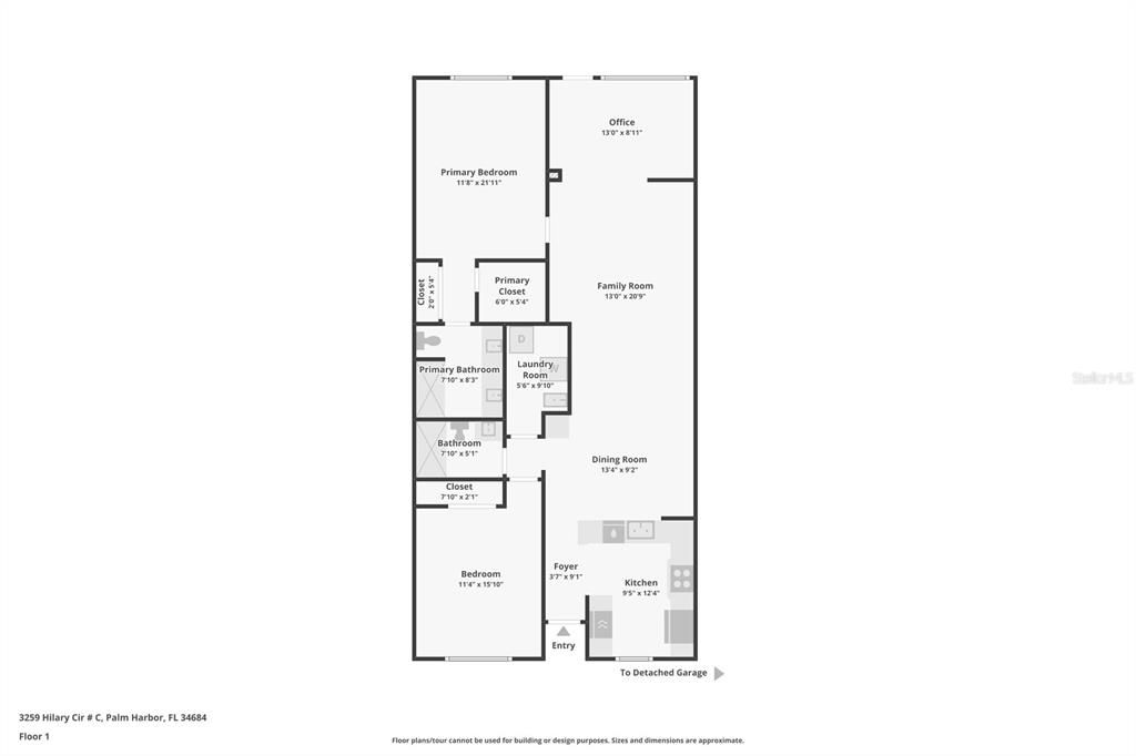 На продажу: $349,900 (2 спален, 2 ванн, 1330 Квадратных фут)