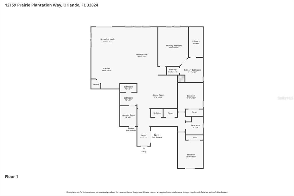 На продажу: $529,900 (3 спален, 2 ванн, 2462 Квадратных фут)