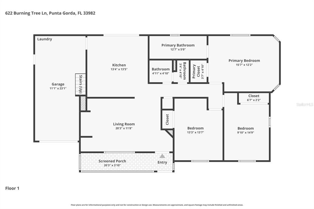 For Sale: $195,000 (3 beds, 2 baths, 1104 Square Feet)