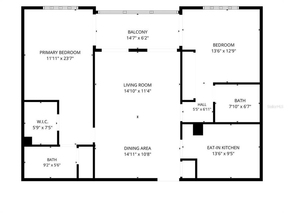 For Rent: $2,500 (2 beds, 2 baths, 1100 Square Feet)