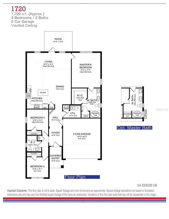 На продажу: $297,350 (3 спален, 2 ванн, 1720 Квадратных фут)