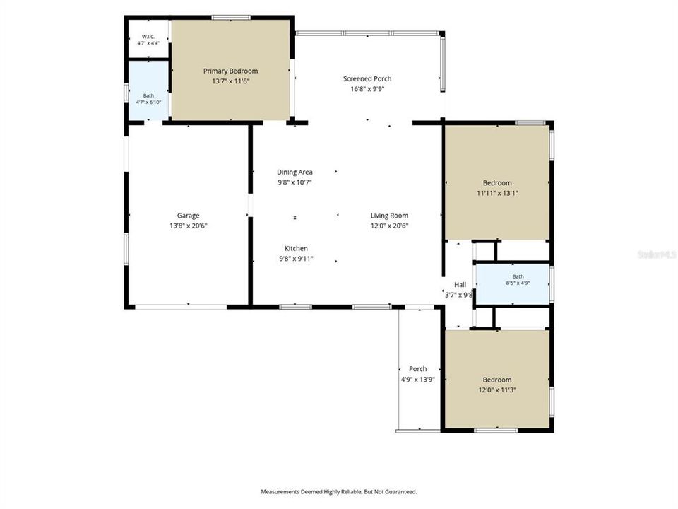 For Sale: $350,000 (3 beds, 2 baths, 1192 Square Feet)