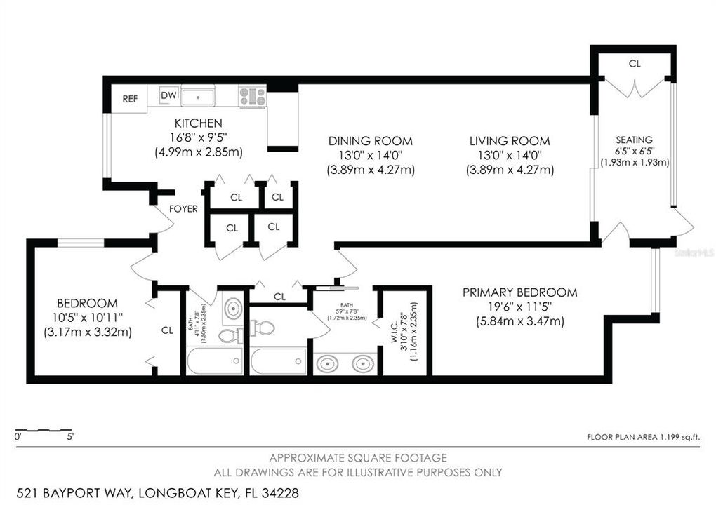 На продажу: $619,900 (2 спален, 2 ванн, 1260 Квадратных фут)