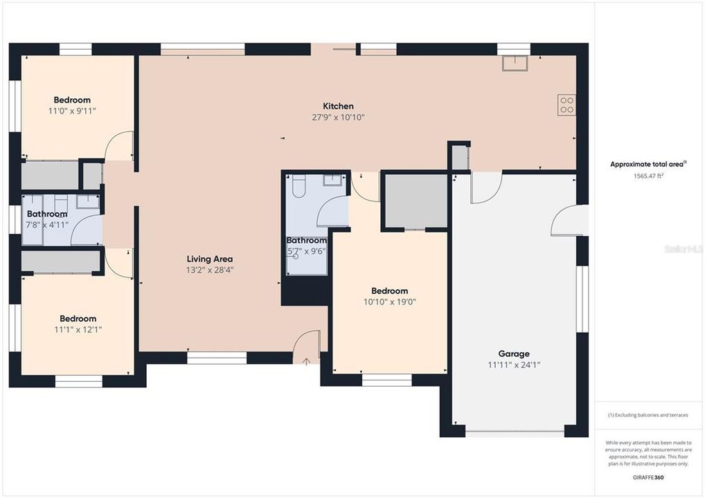На продажу: $235,000 (3 спален, 2 ванн, 1415 Квадратных фут)
