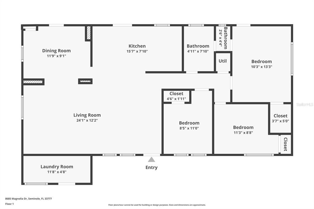 For Sale: $375,000 (3 beds, 1 baths, 1152 Square Feet)