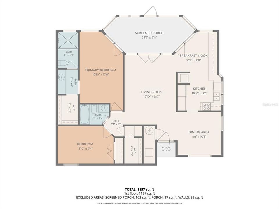 На продажу: $197,500 (2 спален, 2 ванн, 1237 Квадратных фут)