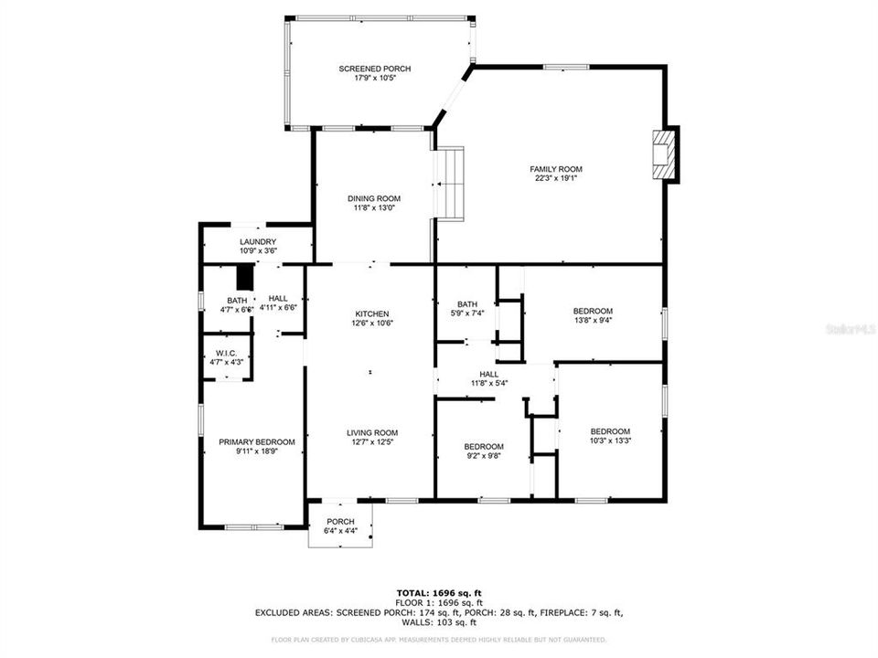 На продажу: $264,953 (4 спален, 2 ванн, 1646 Квадратных фут)
