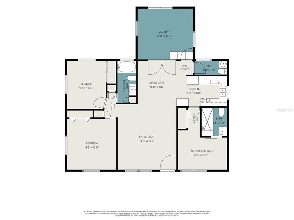 For Sale: $435,000 (3 beds, 2 baths, 1395 Square Feet)