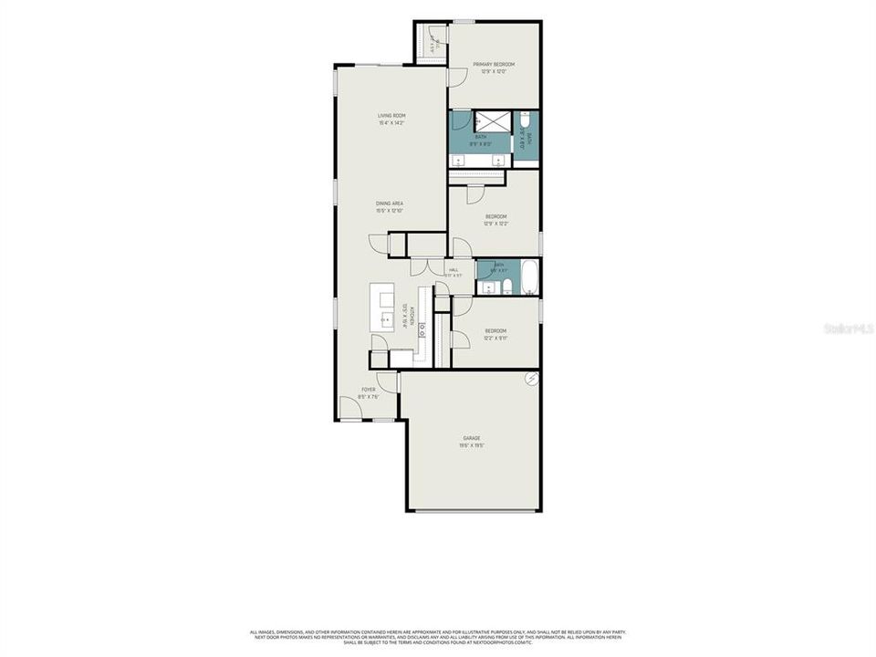 На продажу: $369,900 (3 спален, 2 ванн, 1498 Квадратных фут)