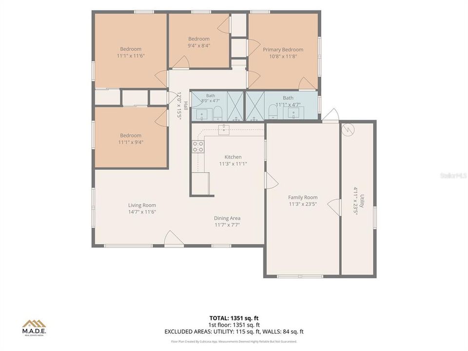 For Sale: $339,000 (4 beds, 2 baths, 1490 Square Feet)