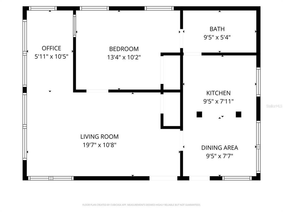 В аренду: $1,550 (1 спален, 1 ванн, 528 Квадратных фут)