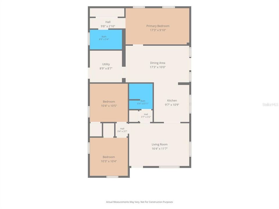 На продажу: $379,000 (3 спален, 2 ванн, 1324 Квадратных фут)