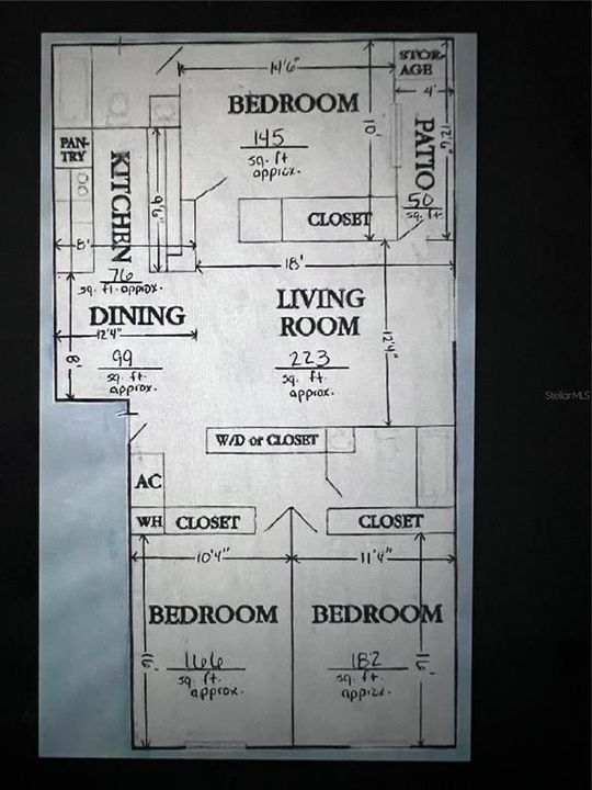 For Rent: $1,900 (3 beds, 2 baths, 1175 Square Feet)