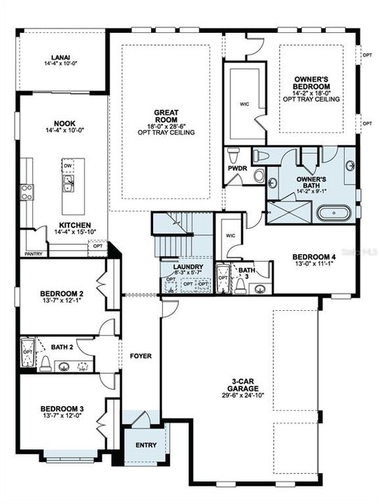На продажу: $869,990 (5 спален, 4 ванн, 3486 Квадратных фут)