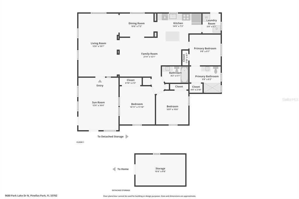 На продажу: $385,000 (3 спален, 2 ванн, 1340 Квадратных фут)