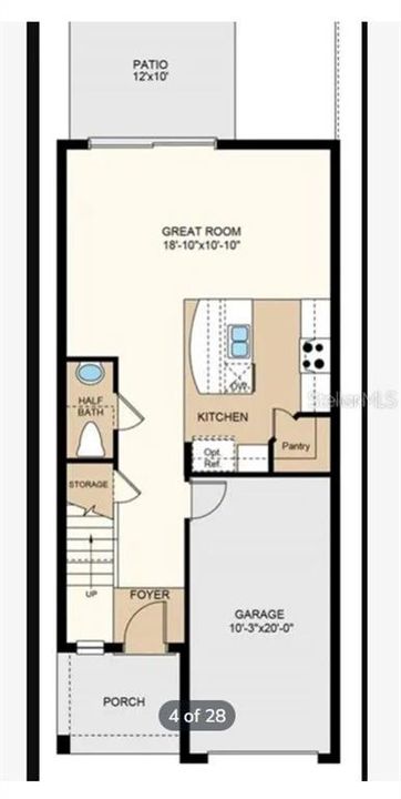 В аренду: $1,850 (3 спален, 2 ванн, 1407 Квадратных фут)