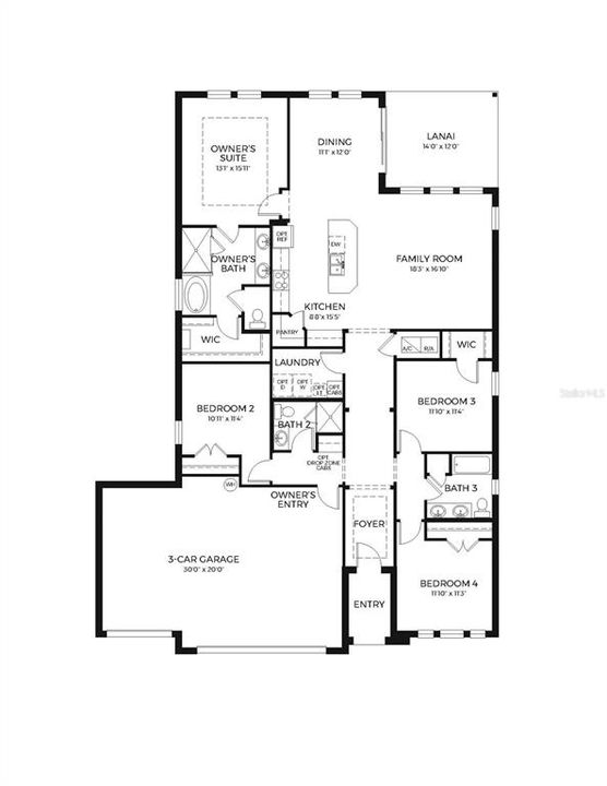 В аренду: $2,700 (4 спален, 3 ванн, 2106 Квадратных фут)