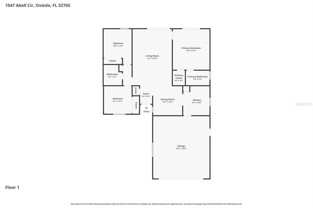 For Sale: $370,000 (3 beds, 2 baths, 1232 Square Feet)