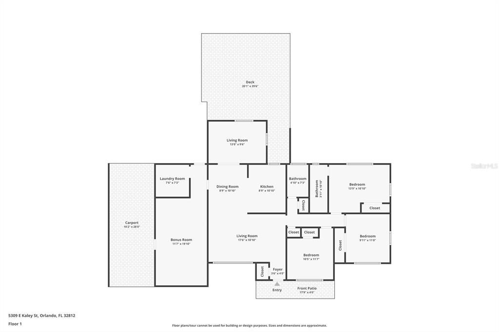 На продажу: $350,000 (3 спален, 2 ванн, 1104 Квадратных фут)