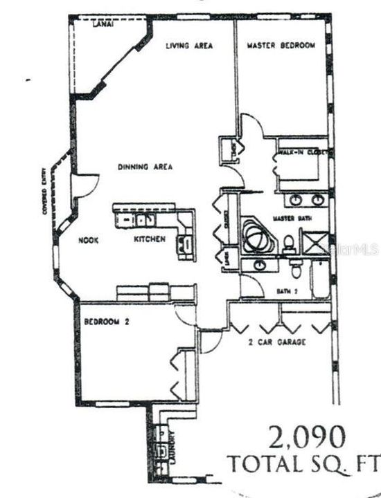 For Sale: $199,000 (2 beds, 2 baths, 1488 Square Feet)