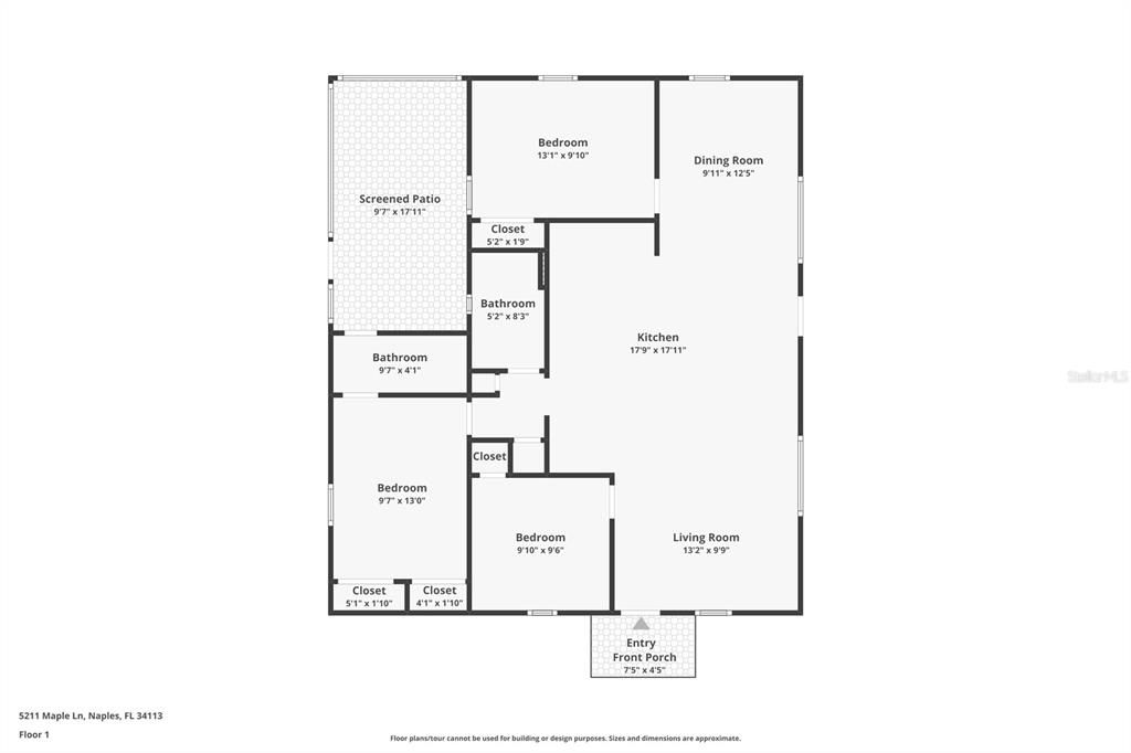 На продажу: $325,000 (3 спален, 2 ванн, 1112 Квадратных фут)