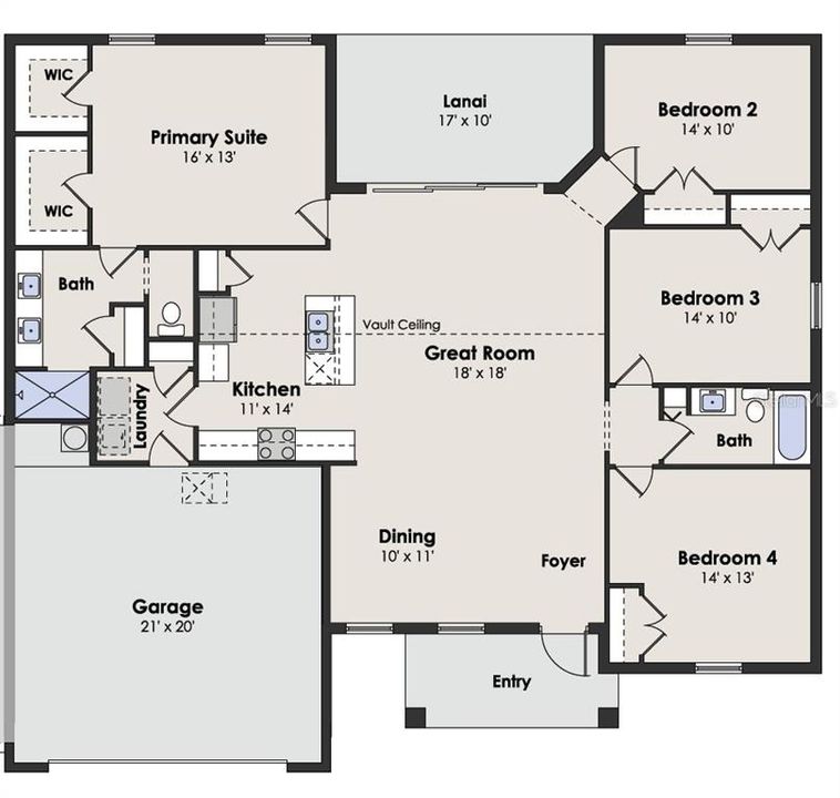 For Sale: $275,990 (4 beds, 2 baths, 1829 Square Feet)