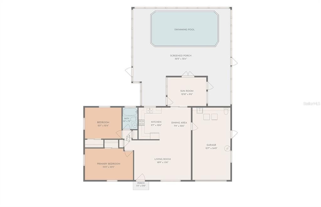 For Sale: $260,000 (2 beds, 1 baths, 1065 Square Feet)