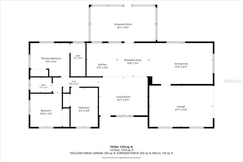 For Sale: $349,000 (3 beds, 2 baths, 1534 Square Feet)