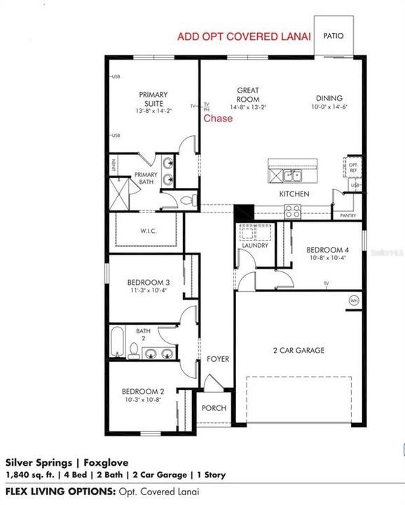 En Renta: $2,295 (4 camas, 2 baños, 1828 Pies cuadrados)