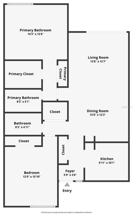 For Sale: $540,000 (2 beds, 2 baths, 1080 Square Feet)