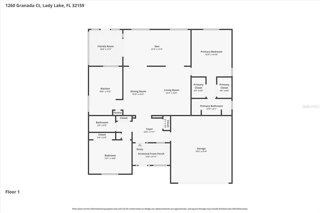 For Sale: $339,000 (2 beds, 2 baths, 1541 Square Feet)