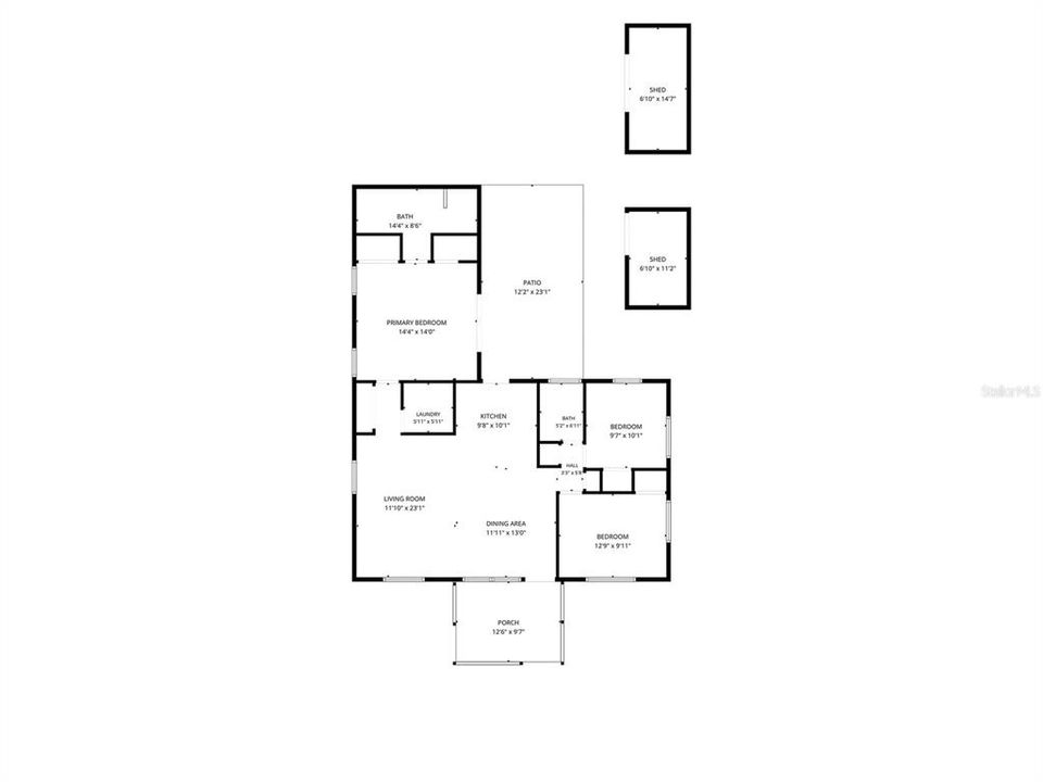 На продажу: $379,900 (3 спален, 2 ванн, 1257 Квадратных фут)