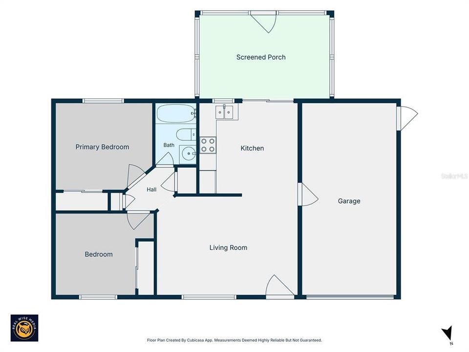 For Sale: $190,000 (2 beds, 1 baths, 720 Square Feet)