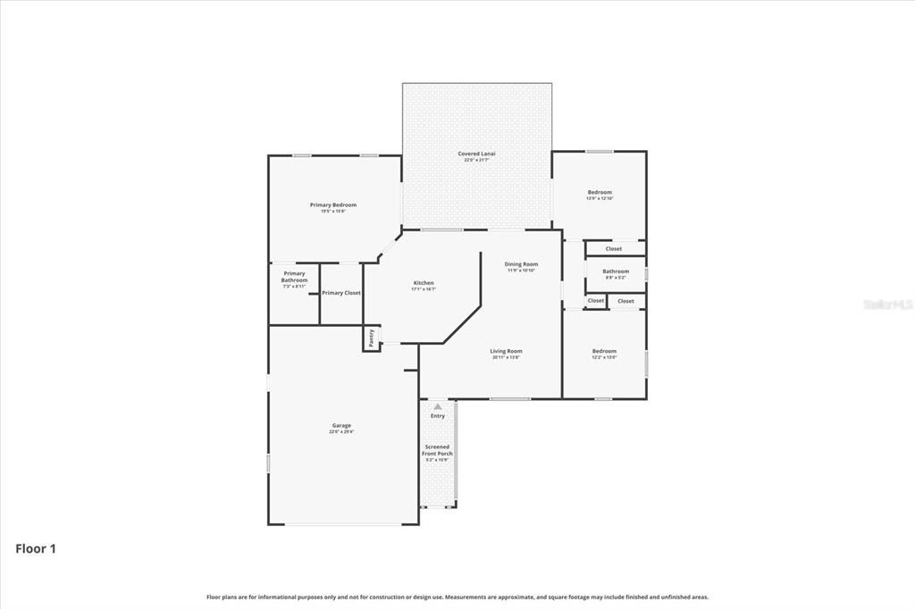 На продажу: $345,000 (3 спален, 2 ванн, 1627 Квадратных фут)