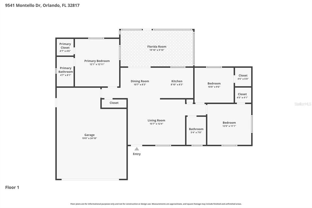 На продажу: $349,900 (3 спален, 2 ванн, 1032 Квадратных фут)