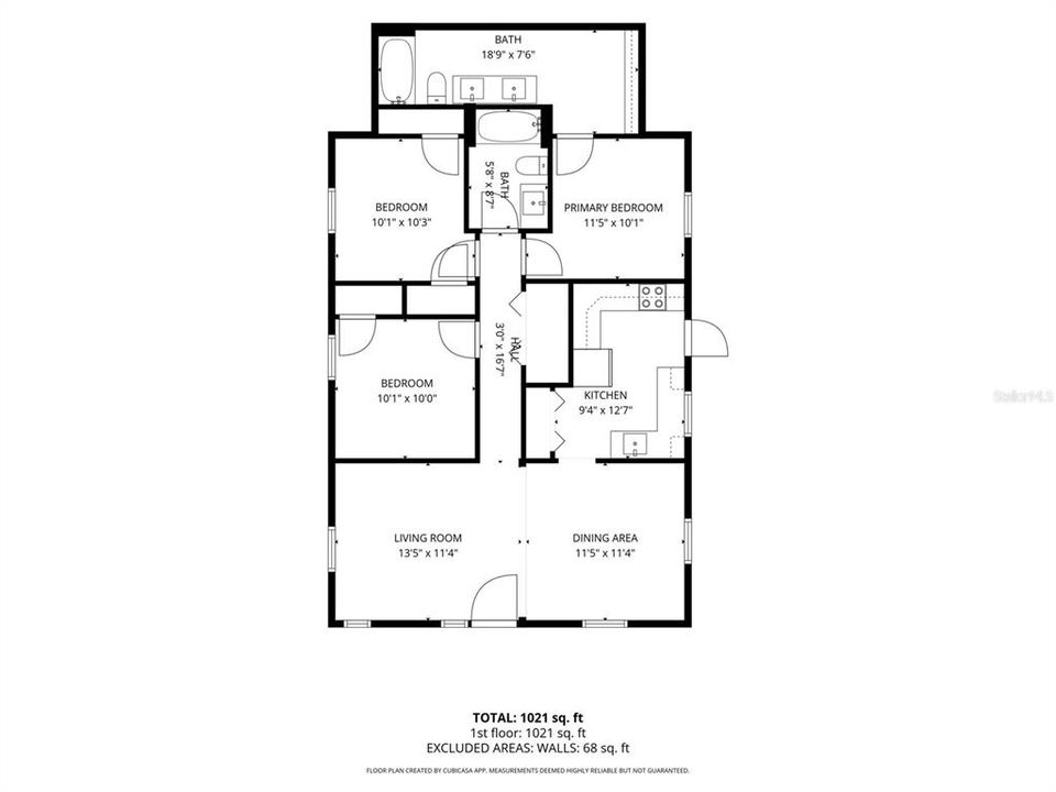 For Sale: $285,000 (3 beds, 2 baths, 1122 Square Feet)