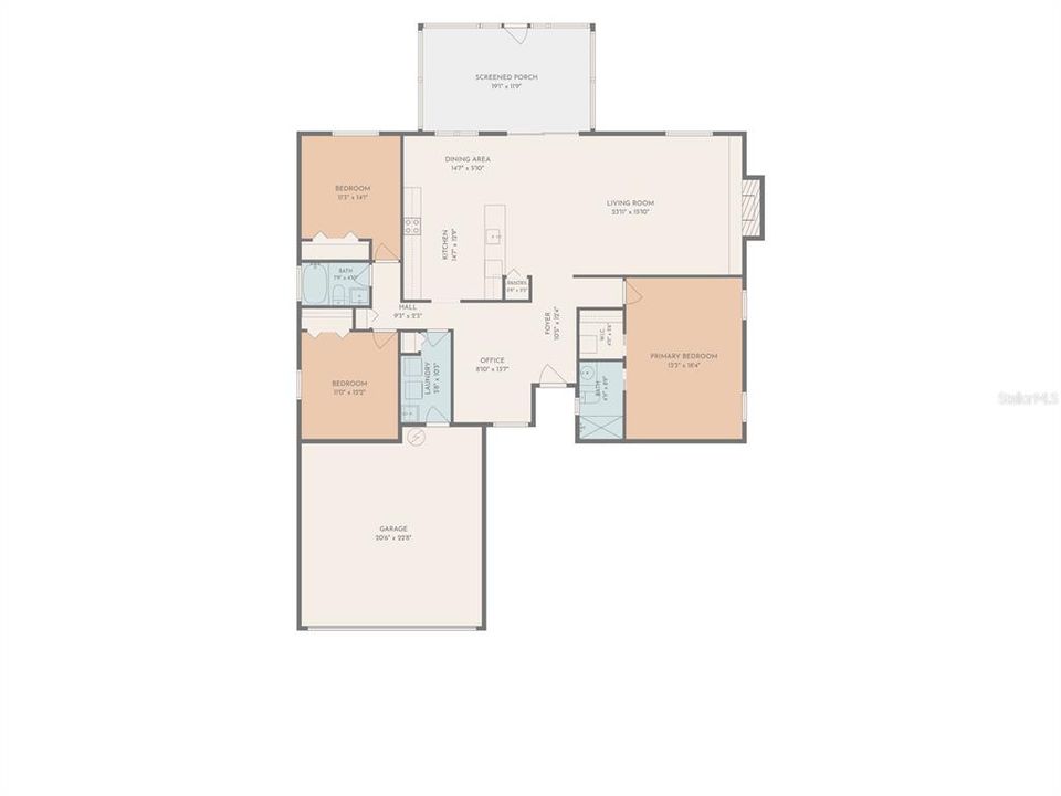 На продажу: $495,000 (3 спален, 2 ванн, 1792 Квадратных фут)