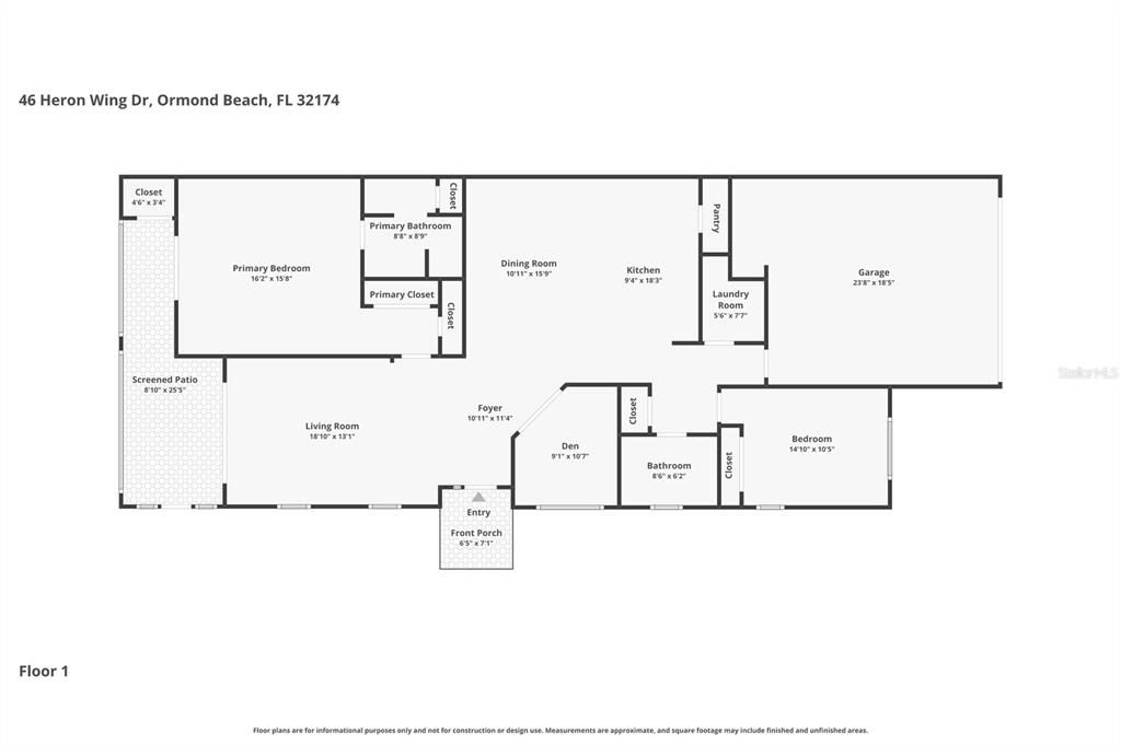 For Sale: $315,000 (2 beds, 2 baths, 1594 Square Feet)