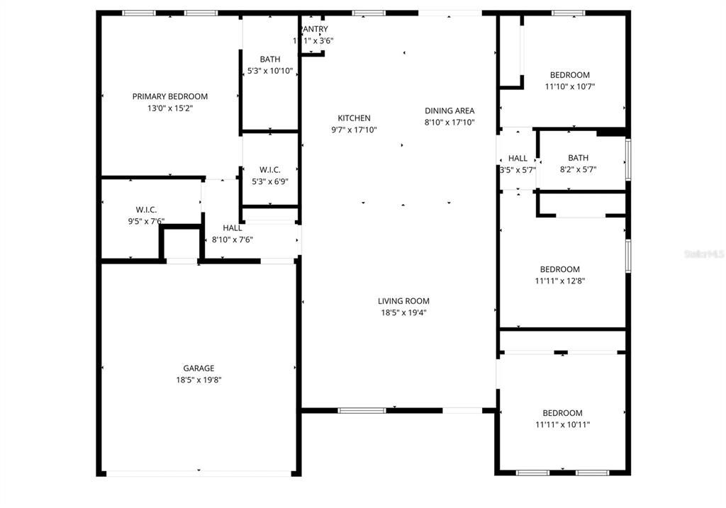 На продажу: $264,900 (4 спален, 2 ванн, 1773 Квадратных фут)